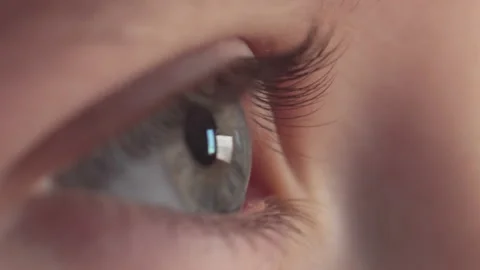Human eye close up. Macro photography. 4k Stock Footage 168750596