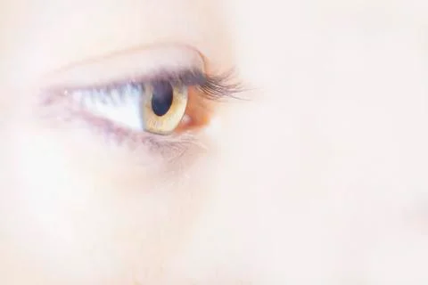 Human eye, close up Stock Photos
