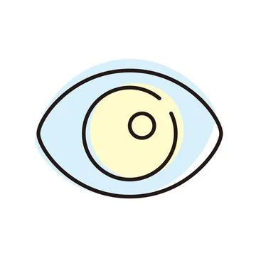 Human eye icon, vector illustration Stock-Illustration