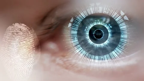 Human Eye Identification Scan Technology... | Stock Video | Pond5