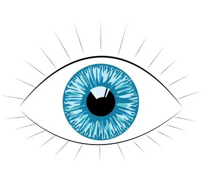 Human eye. Stock Illustration
