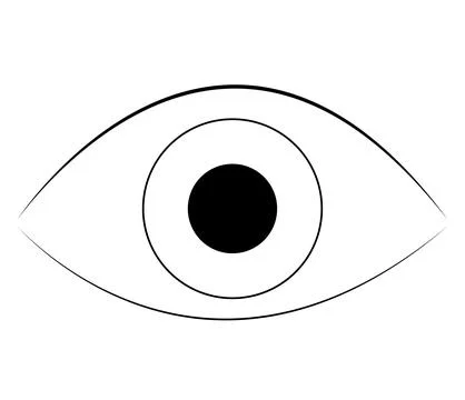 Human eye. Stock Illustration