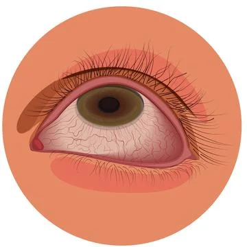 Human Eye Stock Illustration