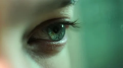 Human eye macro Stock Footage 12341149