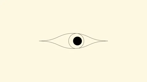 Human eye opening and closing animation. Perfect loop Stock Footage 264949682