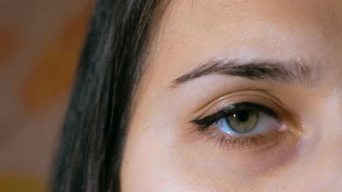 Human eye opening close-up. Stock-Footage 102381686