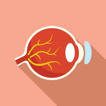 Human eye receiving laser correction surgery for vision treatment Illustrazione stock