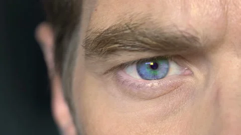 Human Eye Zoom In Stock Footage 210535814