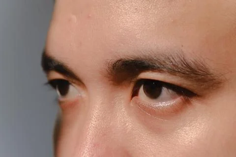 Human eyes looking forward Stock Photos
