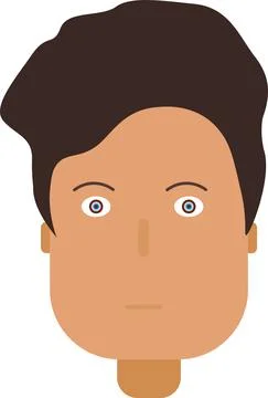 Human Face Art Vector Illustration Stock Illustration