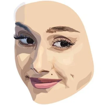 Human face vector Stock Illustration