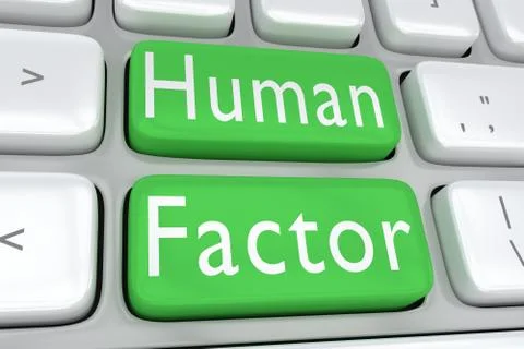 Human Factor concept Stock Illustration