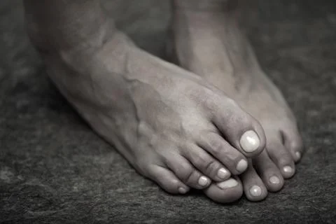 Human feet Stock Photos