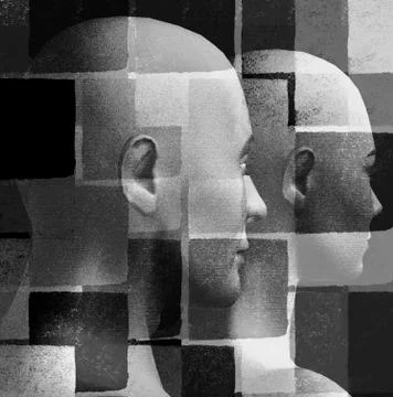 Human figures Stock Illustration