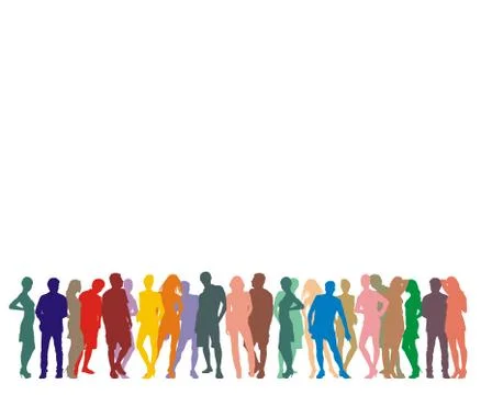Human Figures Stock Illustration
