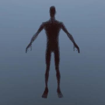 Human figurine Stock Illustration