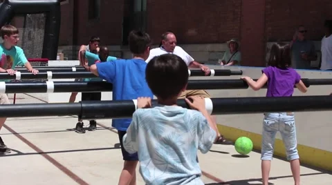 Human Foosball Tighter Mid Stock-Footage 68796699