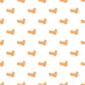 Human foot silhouettes creating repeating pattern background Stock Illustration