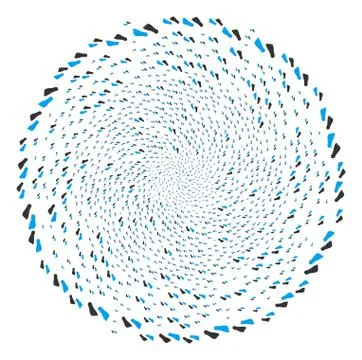 Human Footprints Curl Exploding Globula Stock Illustration