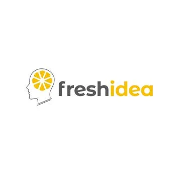 Human Fresh Idea Logo Template Stock Illustration