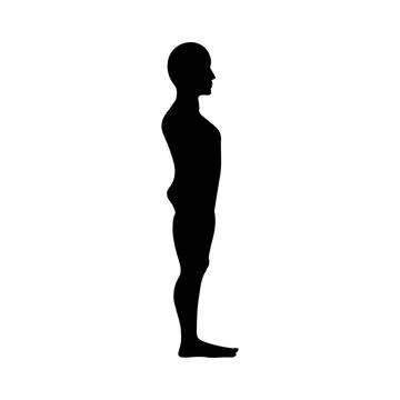 Human full body icon illustrations Stock Illustration