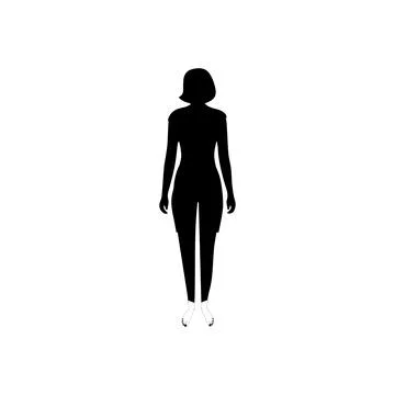 Human full body icon illustrations Stock Illustration