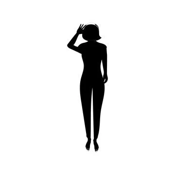Human full body icon illustrations Stock Illustration