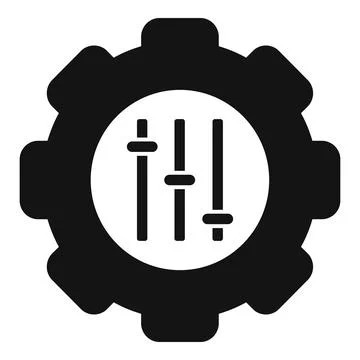 Human gear adapt icon simple vector. Change skill 스톡 일러스트