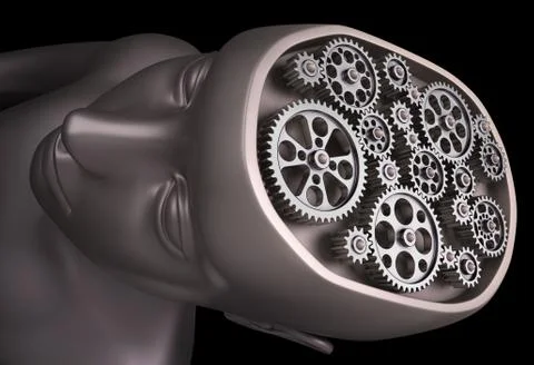 Human Gears Stock Illustration