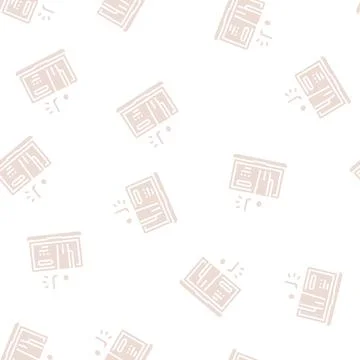 Human greeting glyph seamless pattern Stock Illustration