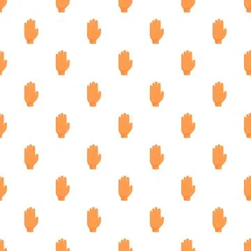 Human hand gesture pattern background showing solidarity イラスト素材