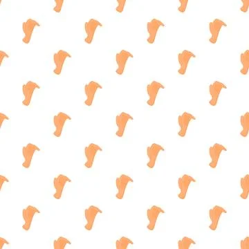 Human hand gesturing pointing up seamless pattern Stock Illustration