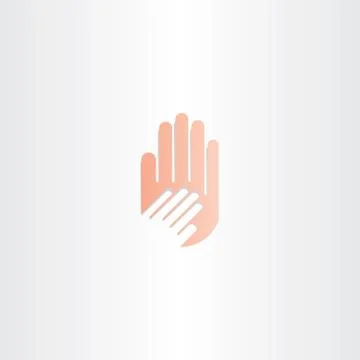 Human hand icon vector element Stock Illustration