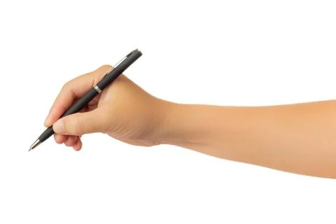 Human hand isolated on white background Stock Photos