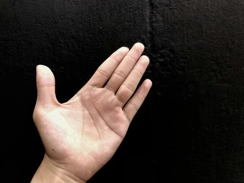 Human hand pointing finger Stock Photos