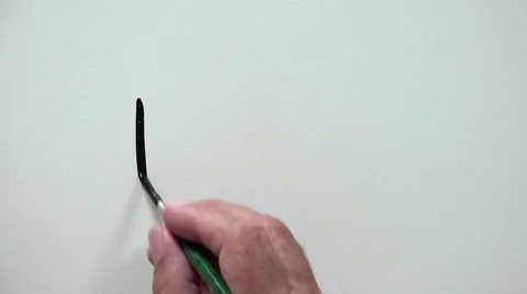 Human hand writing "THE END" with Black ink Video stock 54095254