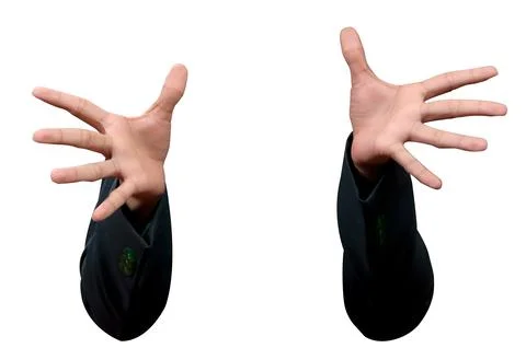 Human hands and gestures on background Stock Photos