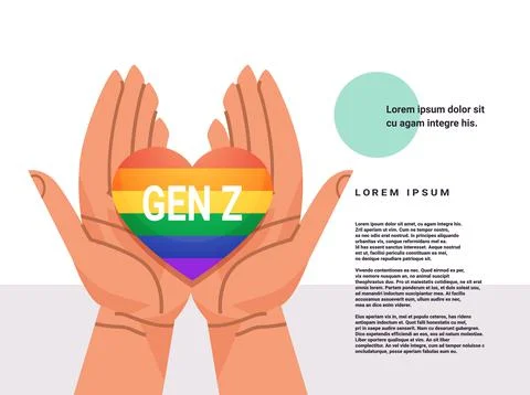 Human hands gesture in heart shape lgbt rainbow flag gay lesbian love parade Illustrazione stock