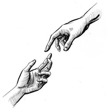 Human hands Stock Illustration