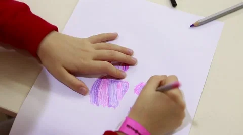 Human hands with pencil and erase rubber writting something Stock Footage 62796332