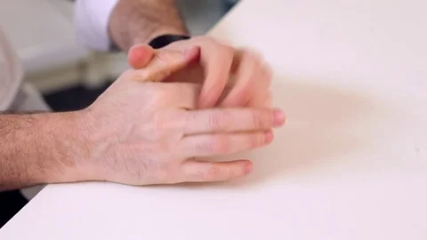 Human Hands Under Stress Stock Footage 70240402