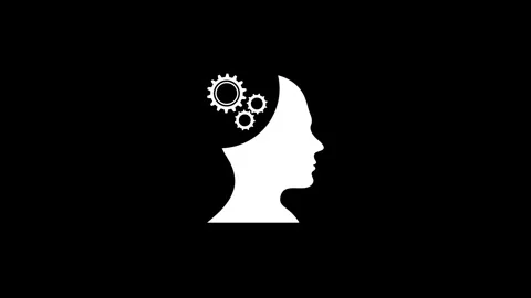 Human head with gear wheels inside. Productivity, effectiveness concept. In.. Stock-Footage 322967788