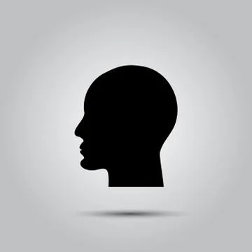 Human head icon Stock Illustration