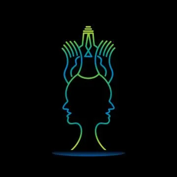 Human head Stock Illustration