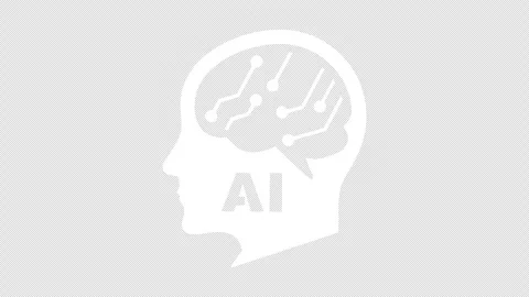 Human head silhouette with brain and circuit, AI, technology, and thinking power Stock Footage 309921480