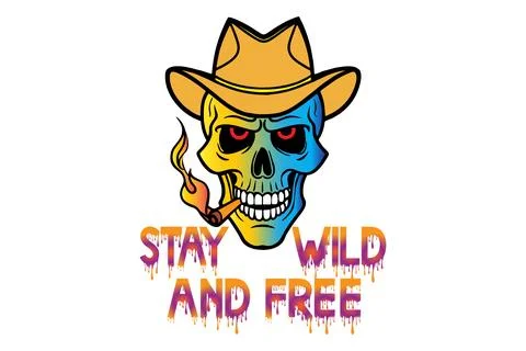 Human head skulls, vector illustration. Stock Illustration