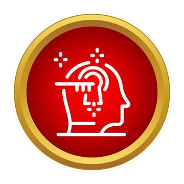 Human head unlocking mind for problem solving Stock Illustration