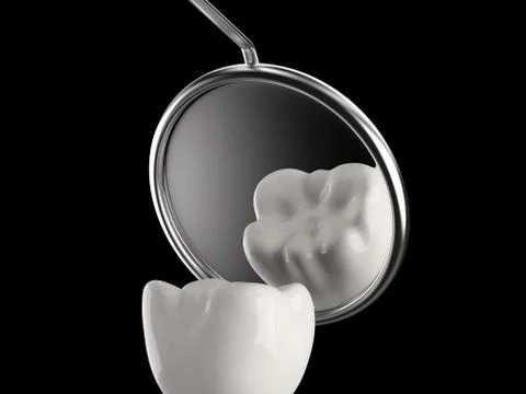 Human healthy tooth Stock Illustration