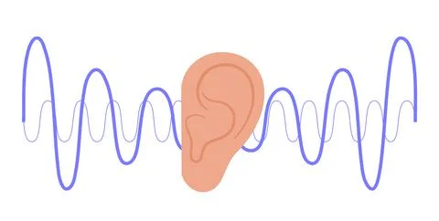Human hearing icon Stock Illustration