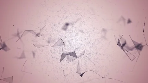 The human heart is formed by spinning particles. Stock Footage 76936053